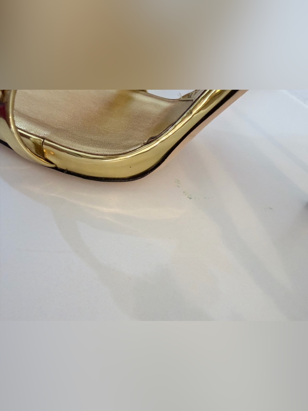 Giuseppe Zanotti Harmony Gold Jeweled Multicolor Crystal-Strap Heels size 37.5 - Picture 15 of 17